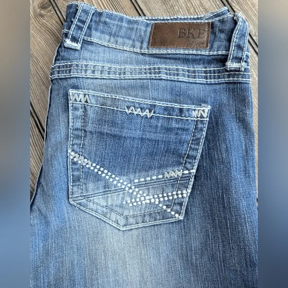 BKE Women's Boot Cut Jeans - Blue - Picture 3 of 12
